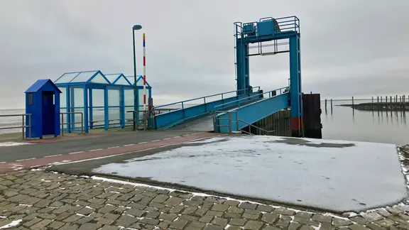Der Fähranleger in Schlüttsiel